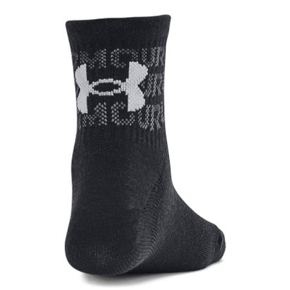 アンダーアーマー/UA Essential 6pk Qtr （Black / Black / Mod Gray）｜詳細画像