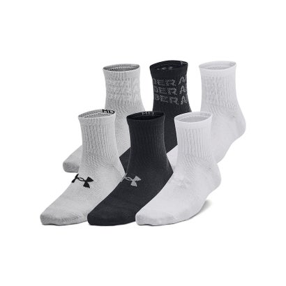 アンダーアーマー/UA Essential 6pk Qtr （Black / Black / Mod Gray）｜詳細画像