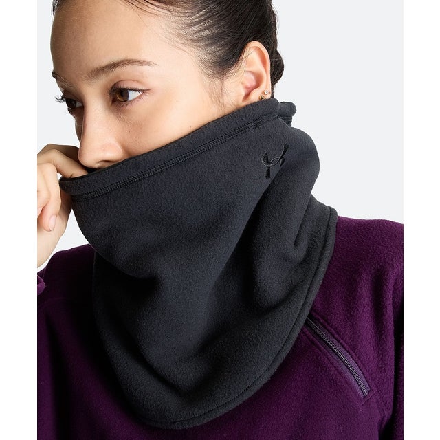 /UA FLEECE REVERSIBLE NECK GAITER （Black /  /）