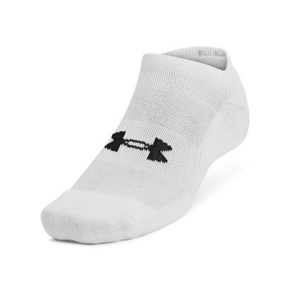 アンダーアーマー UNDER ARMOUR アンダーアーマー/UA TC 3pk No Show （White / White / Black）｜詳細画像