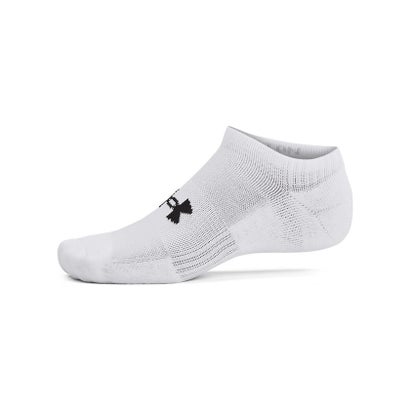アンダーアーマー UNDER ARMOUR アンダーアーマー/UA TC 3pk No Show （White / White / Black）｜詳細画像