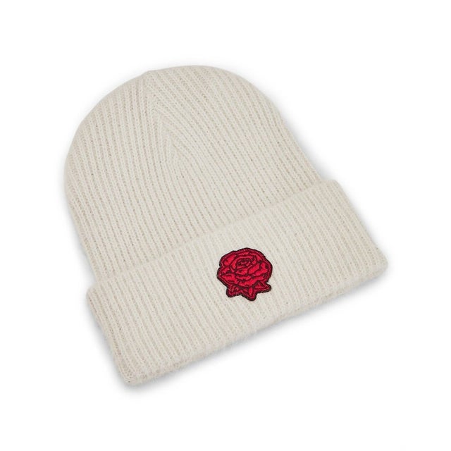 /UA HALFTIME TREND CUFF BEANIE （Summit White /  / Red）