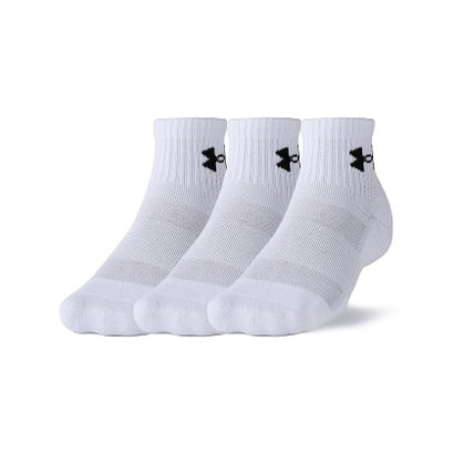アンダーアーマー/UA TC 3pk Qtr （White / White / Black）｜詳細画像