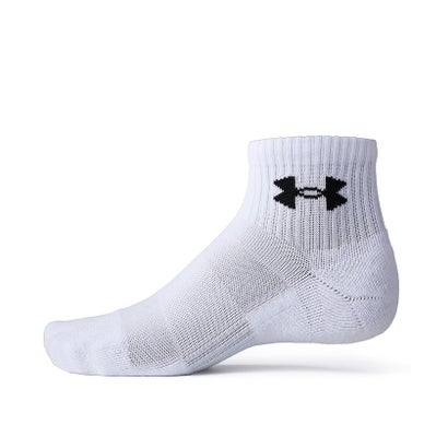 アンダーアーマー/UA TC 3pk Qtr （White / White / Black）｜詳細画像