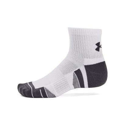アンダーアーマー/UA Performance Tech 3pk Qtr （White / White / Jet Gray）｜詳細画像
