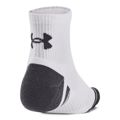 アンダーアーマー/UA Performance Tech 3pk Qtr （White / White / Jet Gray）｜詳細画像