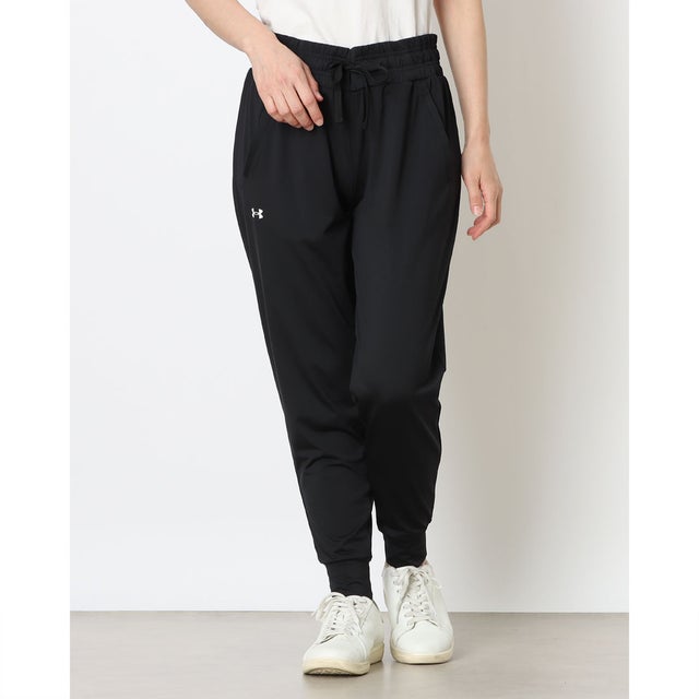 レディース ジャージパンツ UAテック パンツ 1369385 （Black /  / White）