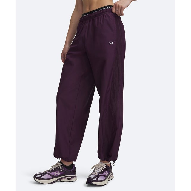 /レディス/UA ICON WOVEN PANTS （Purple Echo /  / White）