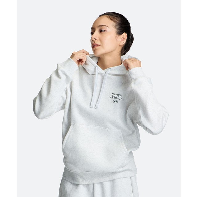 /レディス/UA RIVAL FLEECE GRAPHIC HOODIE （Distant Gray Light Heather /  /）