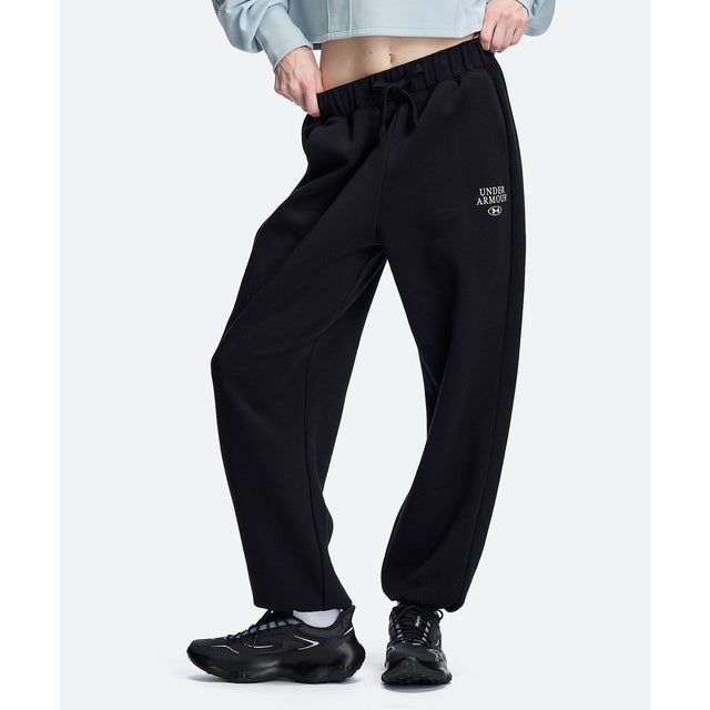 /レディス/UA RIVAL FLEECE JOGGER PANTS （Ultimate Black /  /）