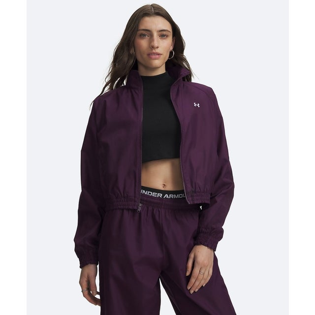 /レディス/UA ICON WOVEN JACKET （Purple Echo /  / White）