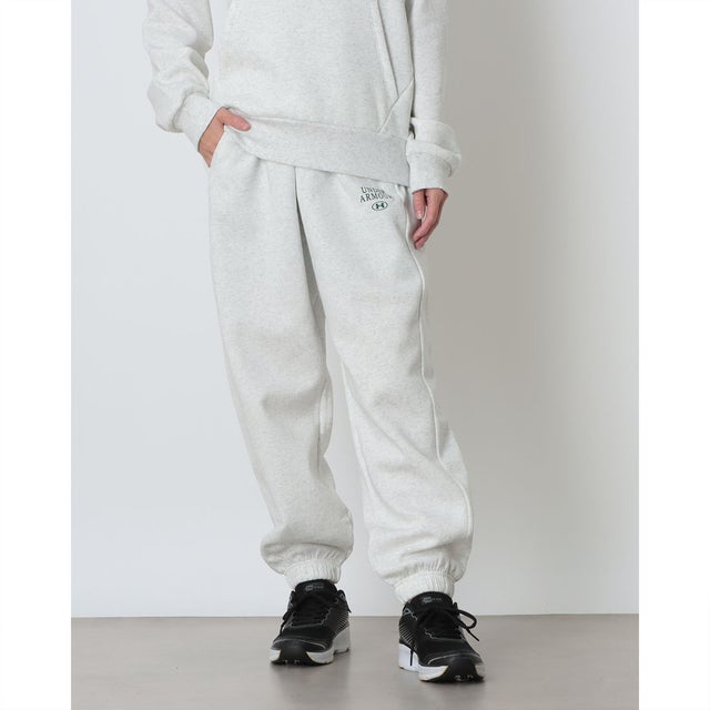 レディース ニットパンツ UAライバルフリース ジョガーパンツ 6016835 （Distant Gray）