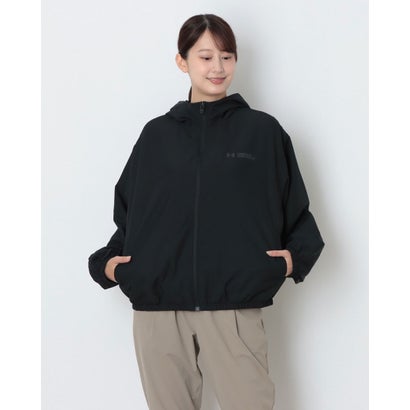レディース ウインドジャケット UAトリコットライナー ウーブン ジャケット 6021395 （Black /  /）｜詳細画像