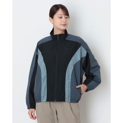 レディース ウインドジャケット UAトリコット ライナー ウーブン ジャケット 6016807 （Black /  /）｜詳細画像