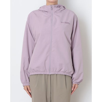 レディース ウインドジャケット UAトリコットライナー ウーブン ジャケット 6021395 （Mauve Pink /  /）｜詳細画像