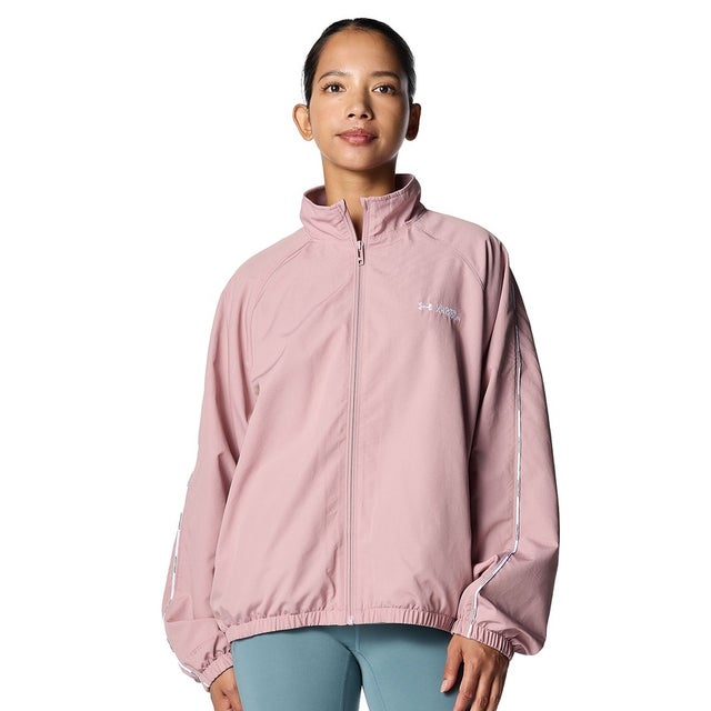 /レディス/UA TRICOT LINER WOVEN HOODIE （Tourmaline Pink /  /）