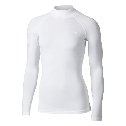 アンダーアーマー UNDER ARMOUR アンダーアーマー/レディス/UA W HG Comp LS Mock （White /  / Halo Gray）｜詳細画像