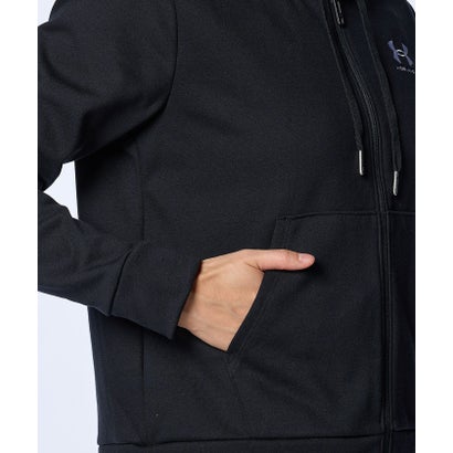 アンダーアーマー UNDER ARMOUR アンダーアーマー/レディス/UA ESHORT SLEEVE T-SHIRTENTIAL TERRY FULL ZIP HOODIE HOODIE （Black /  / White）｜詳細画像