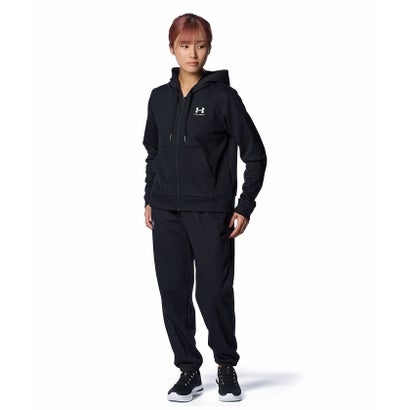 アンダーアーマー UNDER ARMOUR アンダーアーマー/レディス/UA ESHORT SLEEVE T-SHIRTENTIAL TERRY FULL ZIP HOODIE HOODIE （Black /  / White）｜詳細画像