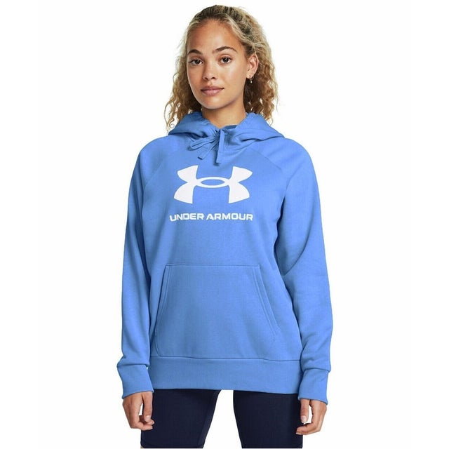 /レディス/F24 UA RIVAL FLEECE BIG LOGO HDY （Horizon Blue /  / White）