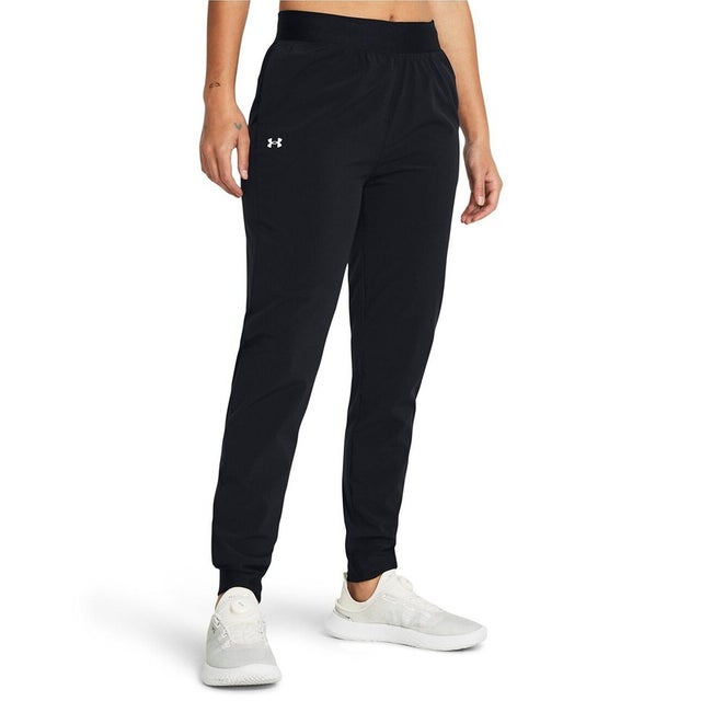 /レディス/UA RIVAL WOVEN PANTS （Black /  / White）