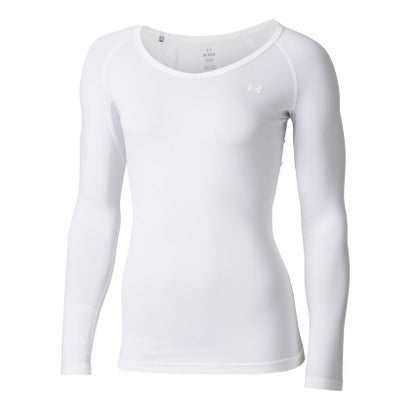 アンダーアーマー UNDER ARMOUR アンダーアーマー/レディス/F24 UA W HG Comp LS Crew （White /  / Halo Gray）｜詳細画像