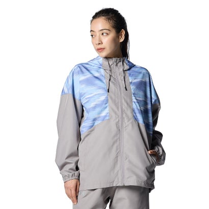 アンダーアーマー UNDER ARMOUR アンダーアーマー/レディス/F24 UA MESH WOVEN FZ HOODIE （Tetra Gray /  /）｜詳細画像