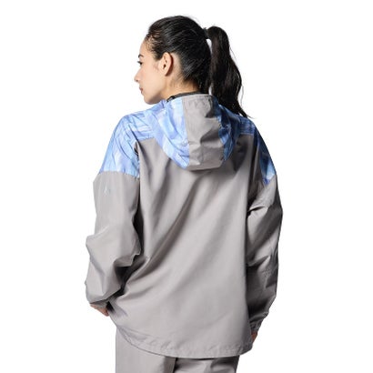 アンダーアーマー UNDER ARMOUR アンダーアーマー/レディス/F24 UA MESH WOVEN FZ HOODIE （Tetra Gray /  /）｜詳細画像