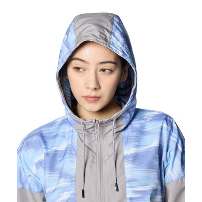 アンダーアーマー UNDER ARMOUR アンダーアーマー/レディス/F24 UA MESH WOVEN FZ HOODIE （Tetra Gray /  /）｜詳細画像