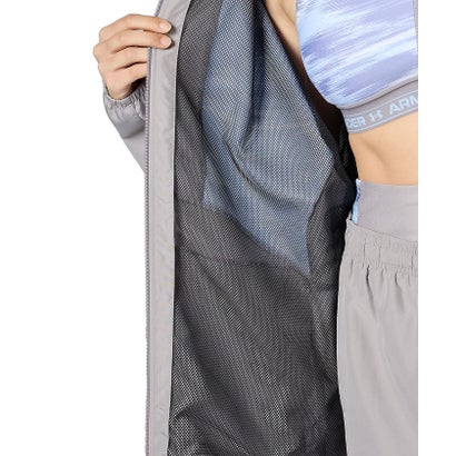 アンダーアーマー UNDER ARMOUR アンダーアーマー/レディス/F24 UA MESH WOVEN FZ HOODIE （Tetra Gray /  /）｜詳細画像