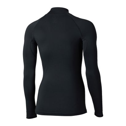 アンダーアーマー UNDER ARMOUR アンダーアーマー/レディス/UA W HG Comp LS Mock （Black /  / Mod Gray）｜詳細画像