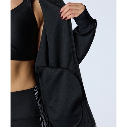 アンダーアーマー UNDER ARMOUR アンダーアーマー/レディス/UA TRACK JERSEY WOVEN FULL ZIP HOODIE （Black / /）｜詳細画像