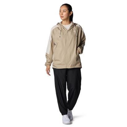 アンダーアーマー/レディス/UA MESH LINER WOVEN HOODIE （City Khaki /  /）｜詳細画像