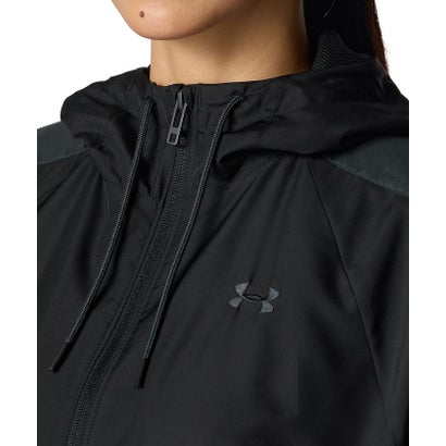アンダーアーマー/レディス/UA MESH LINER WOVEN HOODIE （Black /  /）｜詳細画像