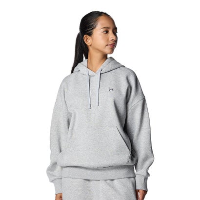 アンダーアーマー/レディス/UA RIVAL FLEECE OVERSIZED PULLOVER HOODIE （Mod Gray Light Heather /  /）｜詳細画像