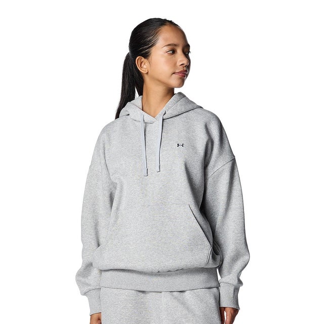 /レディス/UA RIVAL FLEECE OVERSIZED PULLOVER HOODIE （Mod Gray Light Heather /  /）