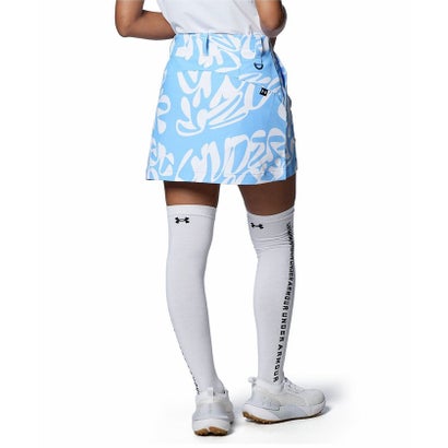 アンダーアーマー UNDER ARMOUR アンダーアーマー/レディス/UA Iso-chill Wordmark Skirt （Carolina Blue / White / White）｜詳細画像