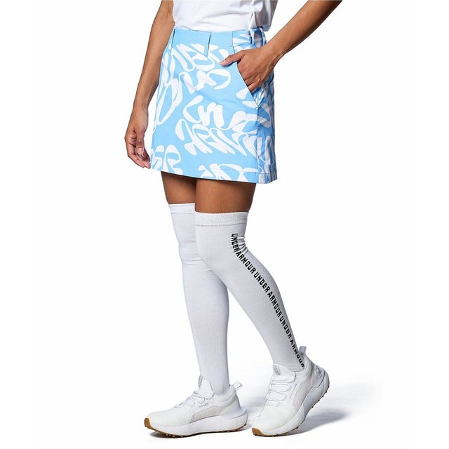 /レディス/UA Iso-chill Wordmark Skirt （Carolina Blue / White / White）