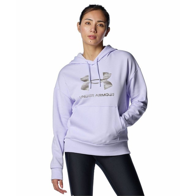 /レディス/UA RIVAL FLEECE PRINTED HD （Salt Purple /  /）