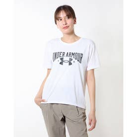 レディース 半袖機能Tシャツ UA TECH BOX GRAPHIC TEE 1378309 （White / /）