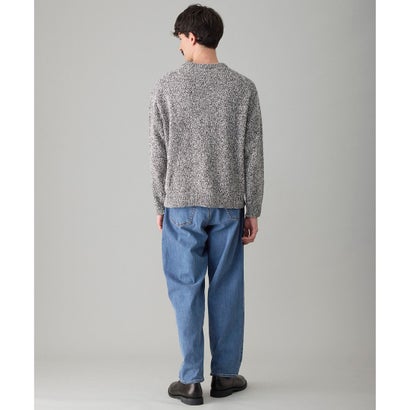 【洗える/抗菌防臭】ライトモールメランジニット クルー （ボルドー）｜詳細画像