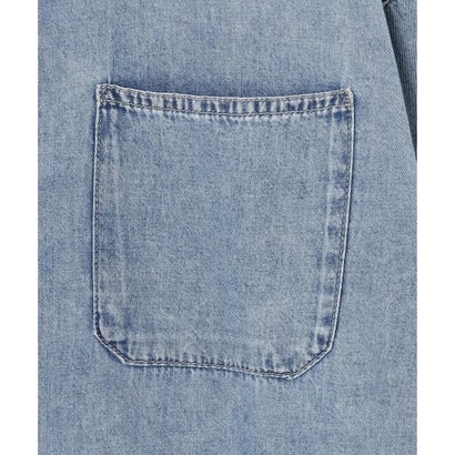 UNFILO DENIM クロップドシャツ （ライトブルー）｜詳細画像