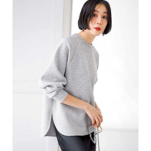 【WEB限定カラー】BEAUTY FORM JERSEY バックZIP プルオーバー （グレー）