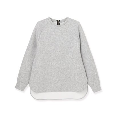 【WEB限定カラー】BEAUTY FORM JERSEY バックZIP プルオーバー （チャコール）｜詳細画像