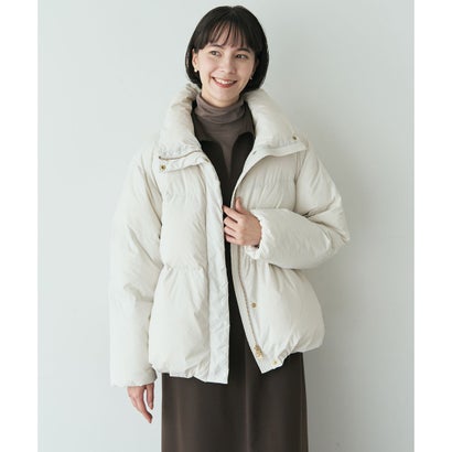 【第3回VERYベストアウター大賞2026「チームVERY賞」受賞】TAIONコラボ Aラインショートダウン （アイボリー）｜詳細画像