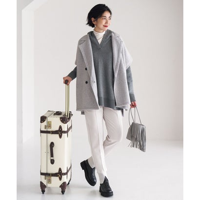 【暖かさ＆着心地の良さで大ヒット】コットンカシミヤ タートルネックカットソー （[NEW]ネイビー）｜詳細画像