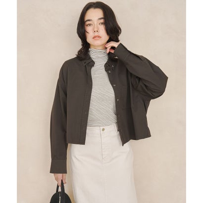 【暖かさ＆着心地の良さで大ヒット】コットンカシミヤ タートルネックカットソー （[NEW]ボーダー）｜詳細画像