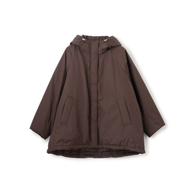 TAIONコラボ ステッチレス フーデッドダウン （ブラウン）