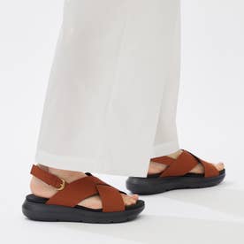 MOMENT TO MOMENT SANDAL （BLACK/BROWN）