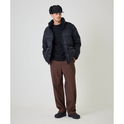 Basiquenti Quilting Short Flap Cap （ブラック）｜詳細画像